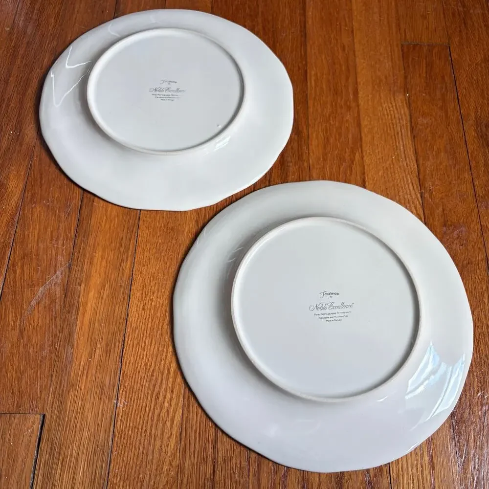 Set of 2 Toscano Cream Noble Excellence Dinner Plates